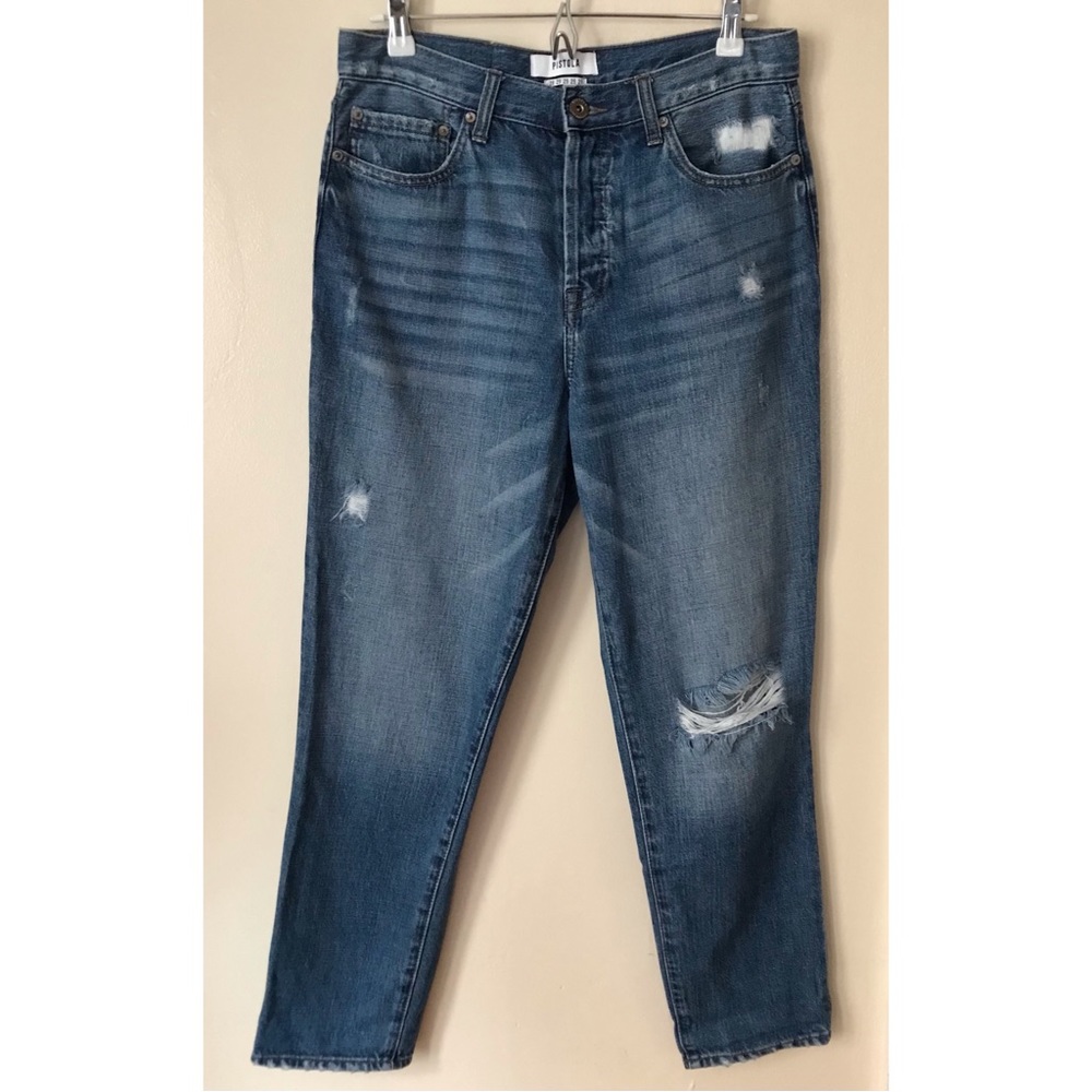 Pistola • 29 • Presley Distressed High Rise Relaxed Roller